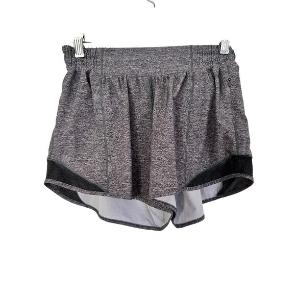 Lululemon Hotty Hot Short 2.5" Heather Lux Multi Black/Gray Size 4 - Picture 4 of 14